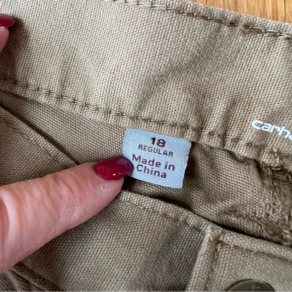 Carhartt Yukon Slim Fit Skinny Crawford Pants 18 NWT - Picture 12 of 16
